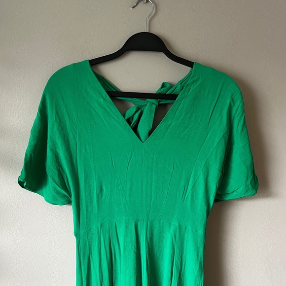 Whistles Zelena green midi dress 2 - Picture 6 of 13